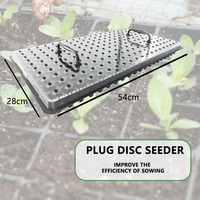 Semoir à disque enfichable utilisé avec l'efficacité des plateaux de semis Outil de semis manuel pour serre de jardin
