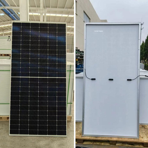 Panel Surya PV Modul 550w 1000w 700 Watt Terlaris Bingkai Hitam Kaca Ganda 182mm Tipe-N Bifasial - Product Image 3
