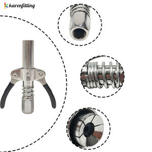 Parte mecânica graxa bocal punho duplo óleo arma acoplador conector hidráulico-alto desempenho graxa armas - Product Image 3