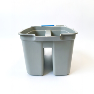 Seau de nettoyage à double compartiment avec séparateur et poignée pour l'entretien ménager des hôtels, des hôpitaux et l'usage commercial des services d'entretien - Product Image 2