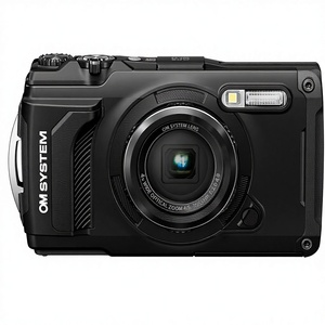 Fotocamera Digitale OM SYSTEM Tough TG-7 Nera, Impermeabile, Antiurto, <span class=keywords><strong>Subacquea</strong></span>, Macro, Video 4K, Zoom Ottico 2x-7x, Sensore CMOS 100mm - Product Image 1