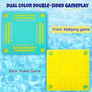 Table de Mahjong flottante pour piscine, plateau pour jeux de cartes, Mahjong, Poker, <span class=keywords><strong>Scrabble</strong></span>, Dominos, Fournitures pour fêtes estivales à la plage - Product Image 4