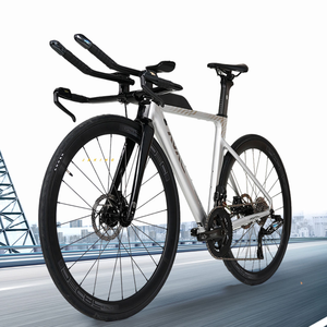 JAVA RIVALE TT Vélo de <span class=keywords><strong>Triathlon</strong></span> <span class=keywords><strong>Ironman</strong></span> Cadre en Alliage Magnésium-Aluminium Frein à Disque 24 Vitesses Fourche Avant Électronique Standard - Product Image 2