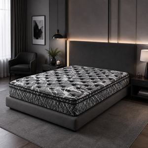 <span class=keywords><strong>Matelas</strong></span> à ressorts ensachés individuels de style <span class=keywords><strong>Simmons</strong></span>, qualité hôtelière cinq étoiles, épaisseur 28 cm, noir, compressé et roulé, pour l'exportation - Product Image 1