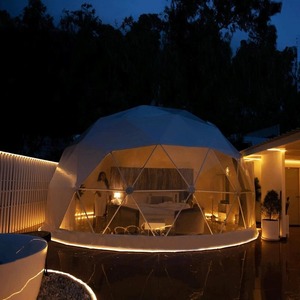 Dome <b>Tent</b> 6-8 Person Double Layer Four Season Luxury One Bedroom Extended Type <b>Large</b> Space Outdoor Camping Shelter - Product Image 1