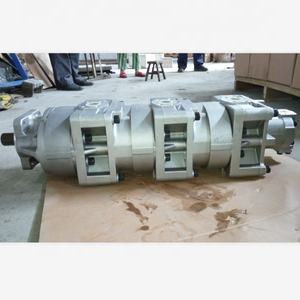 Pompe hydraulique <span class=keywords><strong>de</strong></span> remplacement haute pression à 3 étages en tandem WanXun WA600-3C pour chargeuse sur pneus Komatsu 705-56-47000 7055647000 - Product Image 4