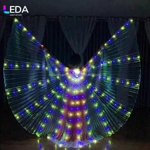LEDA Nuevo Diseño, Barra de Baile LED, Alas de Mariposa para Danza del Vientre, Accesorios de Iluminación para Espectáculos, 360 Grados, para Adultos - Product Image 5