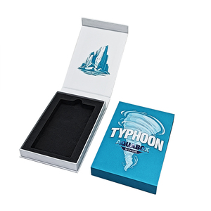 Recyclable Custom Large Magnetic Closed Lid Packaging <b>Box</b> Game Card Storage Card Holder Boxes - Product Image 5