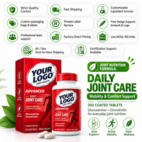 Comprimés de Glucosamine et Chondroïtine OEM pour le Soin Quotidien des Articulations, Nutrition pour la Mobilité, Complément Alimentaire, Fabricant et Grossiste en Marque Blanche