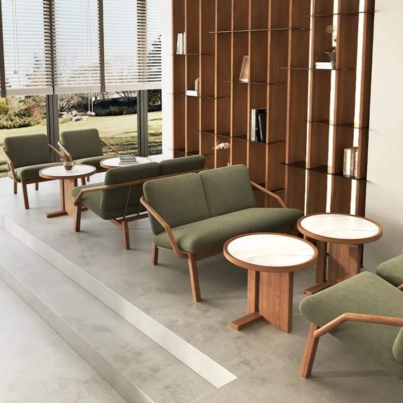 طاولات ومقاعد للفنادق والمقاهي مصنوعة من الخشب الصلب ومصممة بتصميم جديد لعام 2024 للمطاعم