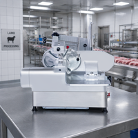 Nouvelle machine à découper la viande congelée entièrement automatique et réglable pour usage en restaurant, viande de bœuf - 220V 550W, lame en acier inoxydable, garantie 1 an