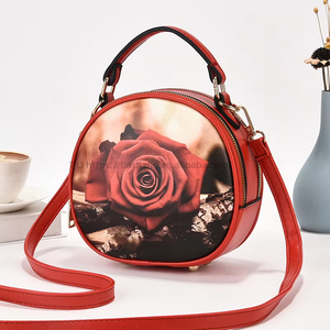 Hot Selling Wholesale Fashion Trendy Designer Ladies <b>Flower</b> Handbags Pu Leather Women's Luxury Bags for Women - Product Image 4