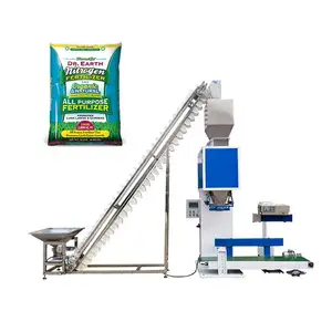 Máquina de embalagem multifuncional 30kg Fertilizante Orgânico Caulim Argila 50kg 25kg briquetes carvão vegetal Máquina de ensacamento de carvão