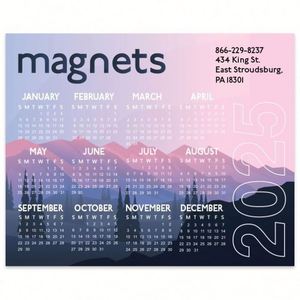 Calendario Empresarial Magnético Mini Personalizado, Calendario para Refrigerador 2025, Diseño con Forma Recortada - Product Image 6