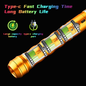 ZLangsports 2 adet 2-in-1 ayrılabilir LED Lightsaber oyuncaklar çocuklar için Metal Hilt LGT Lightsabers - Product Image 6