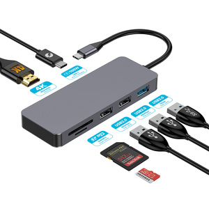 Forida Type C <span class=keywords><strong>Hub</strong></span> a HDML Adaptador <span class=keywords><strong>Hub</strong></span> <span class=keywords><strong>USB</strong></span> C laptop <span class=keywords><strong>HUB</strong></span> para <span class=keywords><strong>MacBook</strong></span> - Product Image 1