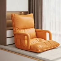 Fauteuil Pliant Simple avec Dossier, Chaise Longue Inclinable pour Chambre et Dortoir Étudiant, Idéale pour S'allonger et Dormir