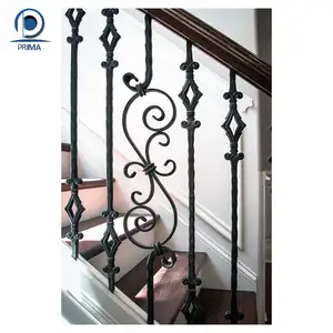 Prima室内楼梯定制装饰优雅栏杆楼梯锻铁栏杆围栏