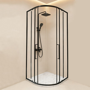 Toilettes d'extérieur portables en HDPE avec porte et douche, structure en acier, ignifuges, durables, écologiques, pratiques, design chinois - Product Image 6