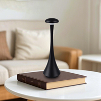 Lampe de table moderne à chargement USB, design méduse, luminosité tactile réglable, pour ambiance bar, restaurant, bureau, en fer, batterie DC