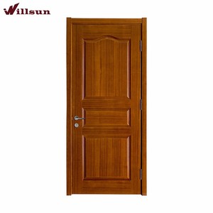 Chine usine kerala porte conceptions Inde maison porte nature solide porte principale en bois de teck prix - Product Image 2