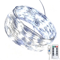 Guirlandes lumineuses LED en alliage, télécommandées, effet ciel étoilé, éclairage décoratif d'ambiance, alimentées par USB, étanches IP65