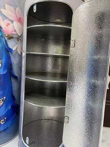 リビングルーム回転靴キャビネット売れ筋PVC靴ラックミラーと脱臭機能付き - Product Image 5