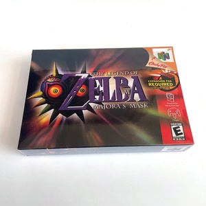 USA NTSC Zelldaa Major Mask Box Retro 64 Bit <b>Game</b> Consoles English Thick Cardboard with Tray <b>Game</b> Cartridge Replacement for N64 - Product Image 3
