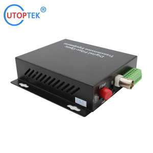 Convertidor de vídeo de fibra analógica de 1 canal Transmisor y receptor de datos de audio y vídeo coaxial con Red IP - Product Image 3
