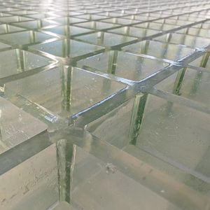 Grille en FRP à mailles ouvertes carrées haute résistance, couleur translucide, moule en résine de <span class=keywords><strong>vinyle</strong></span> ester, grille en FRP transparente, moule en grille en FRP - Product Image 5