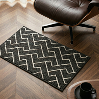 Tapis de porte jacquard antidérapant toutes saisons, facile à nettoyer, lavable, pour intérieur et extérieur