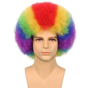 Perruque Disco Mullet pour Homme Perruque Courte Bouclée <span class=keywords><strong>Punk</strong></span> <span class=keywords><strong>Rock</strong></span> Perruques Rocker des Années 80 pour Halloween - Product Image 5