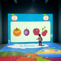 Proyector de Juegos Educativos Interactivo para Pared y Suelo en Forma de L con Software Gratuito y Garantía para Jardín de Infancia y Escuela