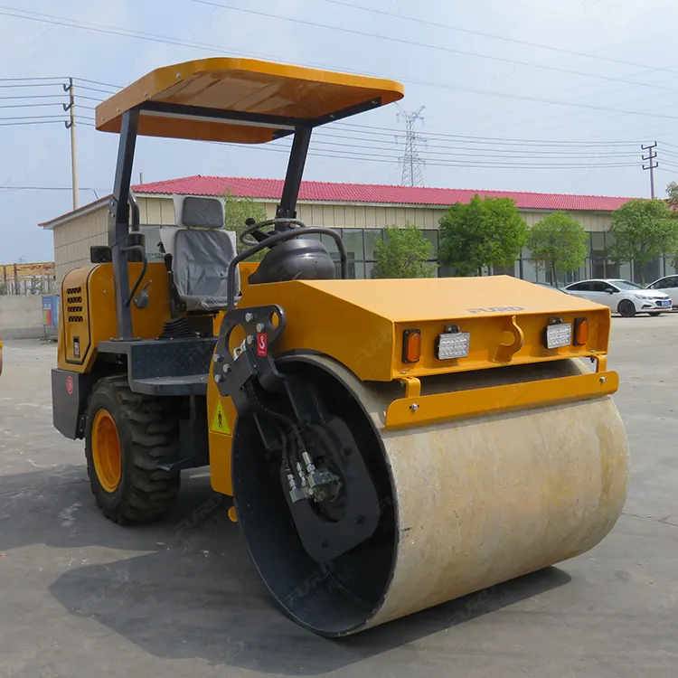 Safe and reliable 3.5Ton Single Drum Road Roller Sit On Roller For Sale
