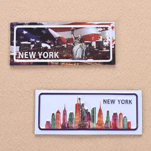 Wholesale Custom Machine Printed 3D Resin United States Souvenir Fridge Magnet