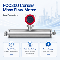 Débitmètre massique Coriolis FCC300 pour la mesure industrielle de liquides de haute précision