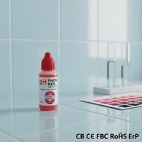 Kit de Prueba para Piscina, Kit Básico de Prueba de PH y Cloro de 15 ml para Piscinas, Reactivo de Prueba de Calidad del Agua OTO para Medir el Cloro Residual