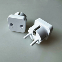 Adaptateur de mise à la terre blanc en gros prise de courant standard américain/européen/britannique pour tapis de mise à la terre convient au type de feuille