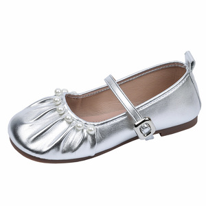 เดรสลำลองสุดหรูสำหรับผู้หญิงรองเท้าหนังตื้นส้นเตี้ยสำหรับปาร์ตี้ฤดูร้อน - Product Image 5