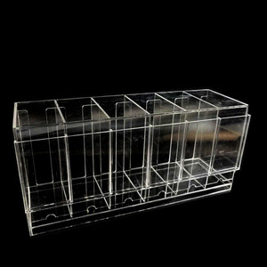 DESIGN PERSONNALISÉ <span class=keywords><strong>5</strong></span> COMPARTIMENTS ACRYLIQUE cartes <span class=keywords><strong>pokemon</strong></span> <span class=keywords><strong>Booster</strong></span> Box cartes <span class=keywords><strong>pokemon</strong></span> <span class=keywords><strong>Booster</strong></span> Box - Product Image 6