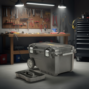 Boîte à outils sur roulettes Stanley Fatmax de taille moyenne, 90 litres, avec roulettes et organisateur de couvercle - Product Image 3