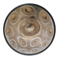 Raysen Pro Series 12 Notes Handpan Hard Case Handpan 12 Nota Profesional Handpan-drum