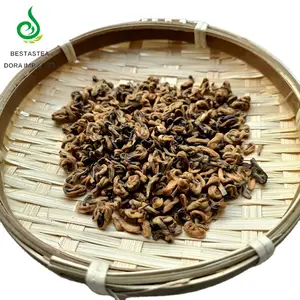 Wholesale Chinese Spring Best Black Snail Gold Spiral Yunnan Black tea
