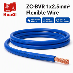 <span class=keywords><strong>สาย</strong></span>ไฟฟ้า ZC-BVR 2.5 มม. <span class=keywords><strong>ราคา</strong></span>โรงงานหัวฉี ขายส่ง <span class=keywords><strong>สาย</strong></span><span class=keywords><strong>ทองแดง</strong></span>แบบยืดหยุ่น 450/750V สำหรับการจ่ายไฟฟ้าทั่วโลก - Product Image 1