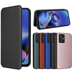 ขายร้อนคาร์บอนไฟเบอร์หนัง PU กระเป๋าสตางค์เคสโทรศัพท์สําหรับ Moto G54 5G - Product Image 6