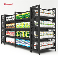 Étagère électronique dragon ball pour épicerie avec supermarché, étagère gondola, présentoir d'épicerie, pour grand magasin