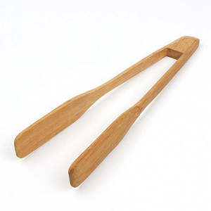 Custom Logo Bamboo Bulk Sandwich Fancy <strong>Hand</strong> <strong>Tongs</strong> - Product Image 1