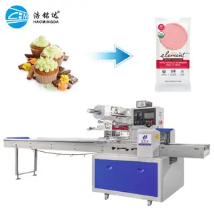 automatic sponge rice corn Cup cake wrapping packing packaging machine