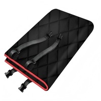 En stock, housse de siège de voiture pour chien avec fond rigide et ceinture de sécurité, pliable, antidérapante, pour siège arrière
