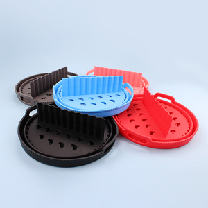Tappetino Pieghevole <span class=keywords><strong>in</strong></span> Silicone per Friggitrice ad Aria, <span class=keywords><strong>Teglia</strong></span> da Forno, Tappetino Rotondo Antiaderente per Alimenti, Resistente al Calore - Product Image 4